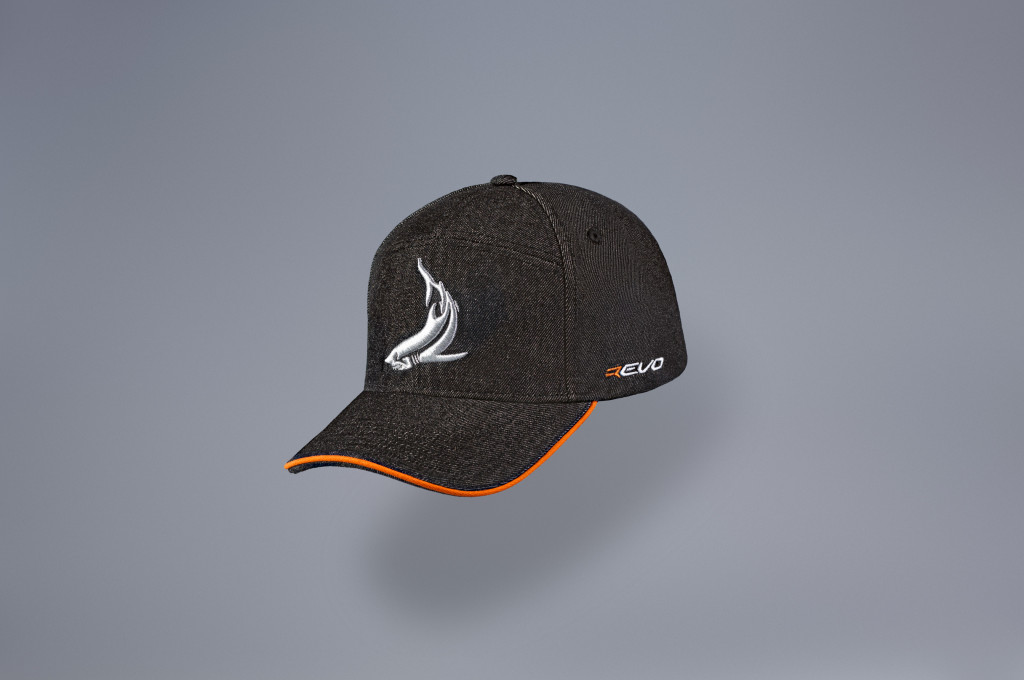 Бейсболка TOPCAR DESIGN Black / Grey & Orange Line